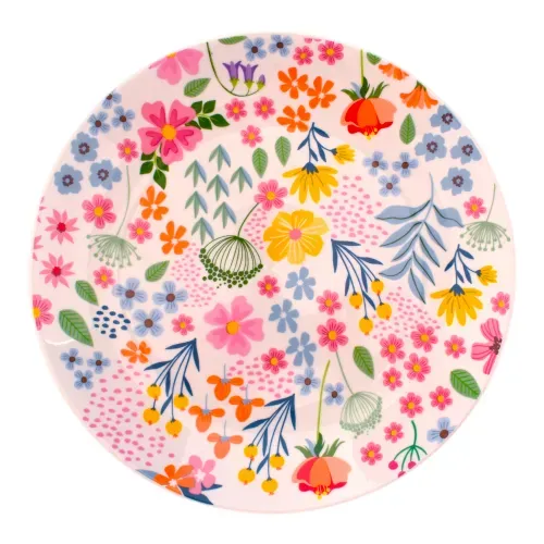 Ms Plato Pastelero De Porcelana Con Dise