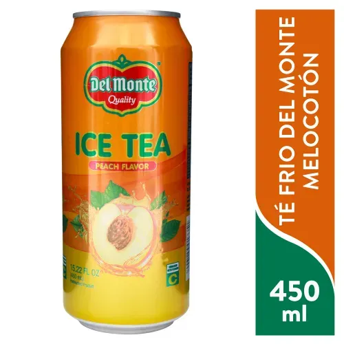 Té Frío Del Monte melocotón lata -450 ml