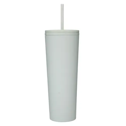 Ms Vaso Con Pajilla Doble Pared 750ml