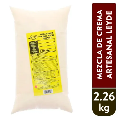 Mezcla De Crema Artesanal Leyde 2.26 Kg