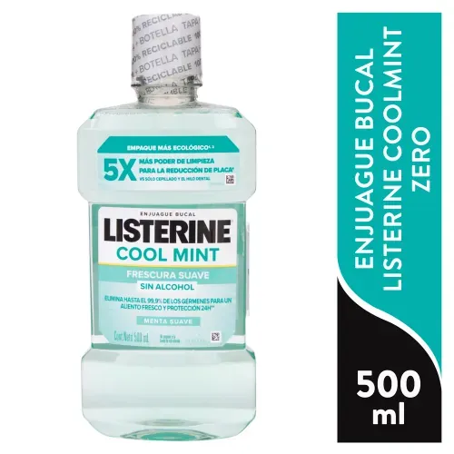 Enjuague Buc Listerine Zero 500 Ml