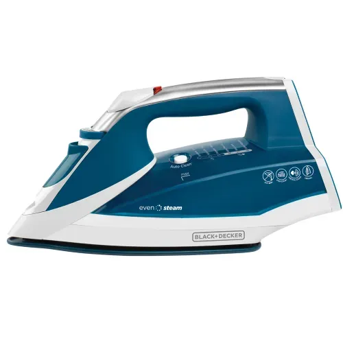 Plancha Black+Decker™ EvenSteam™ de vapor Azul