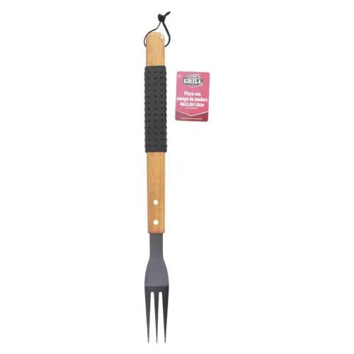 Eg Pinzas Bbq Mango Madera 46cm