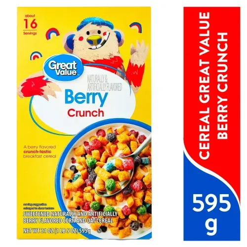 Cereal Great Value Berry Crunch - 595 g