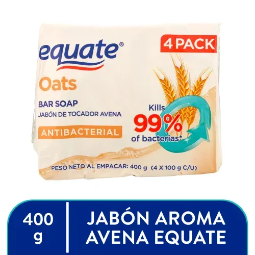 4 Pack Jabón Equate Proteccion Intensa- 440gr