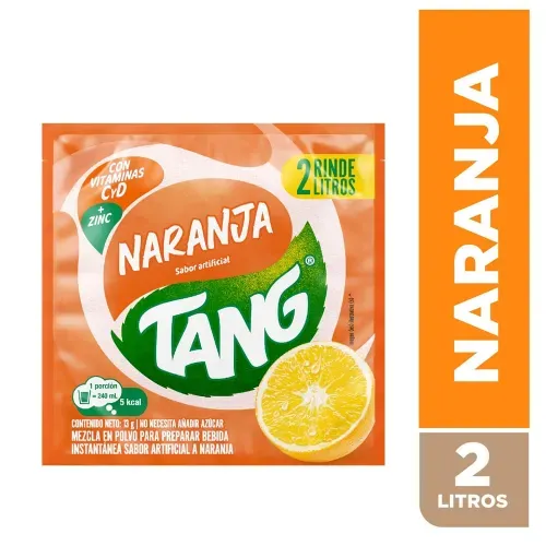 Bebida en polvo Tang de naranja - 13 g