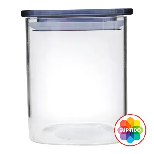 Termos y Botellas Mainstays Canister De Vidrio Tapa Plástica - 850 ml