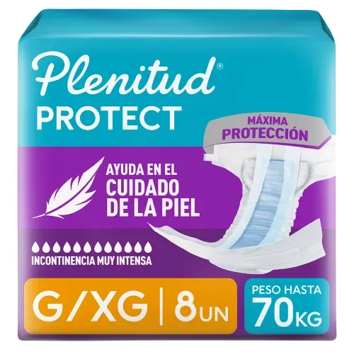 Pañales para Adultos Plenitud Protect G/XG - 8 Unidades