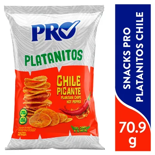 Snacks Pro Platanito Chile 70.9 Gr