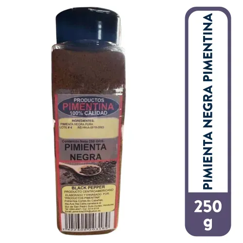 Pimienta Negra Pimentina De 250 Gr