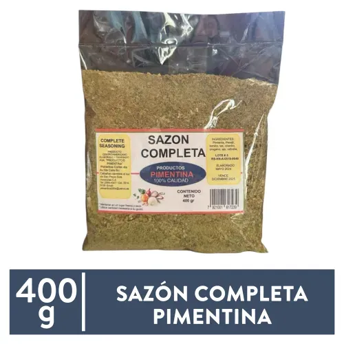 Sazon Completa Pimentina De 400 Gr