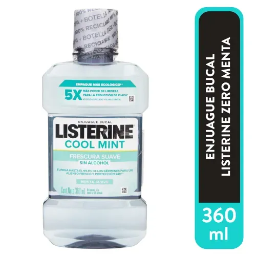 Enjuague Listerine Zero 360 Ml