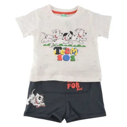 Conjunto Short Dalmatas Bebo T6 36m