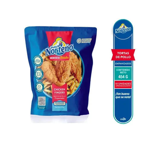 Deditos Norteño de Pollo Empanizados - 454 g