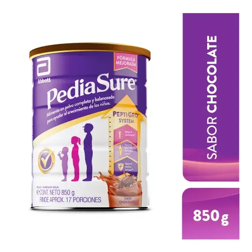 Complemento Nutricional Pediasure Peptigro Chocolate con proteína para apoyar el crecimiento de los niños - 850 g