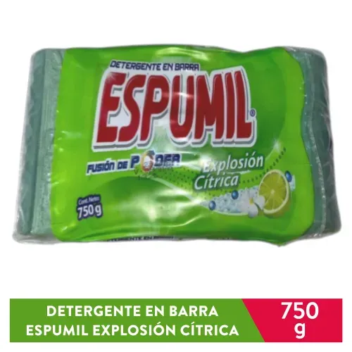 Jabon Barra Espumil Exploci Citric 750g