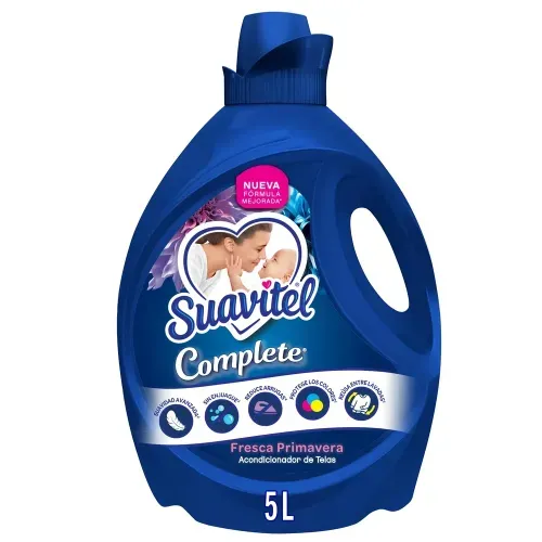 Suavizante de Telas Suavitel Complete Fresca Primavera - 5 L
