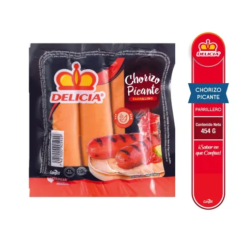 Chorizo Delicia Parrillero Picante - 454 g