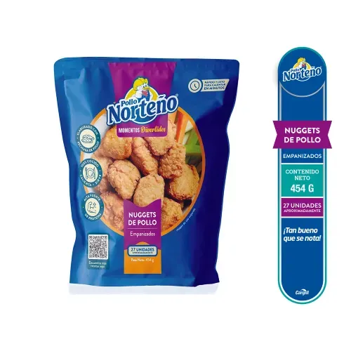 Nuggets Norteño de Pollo Empanizados - 454 g