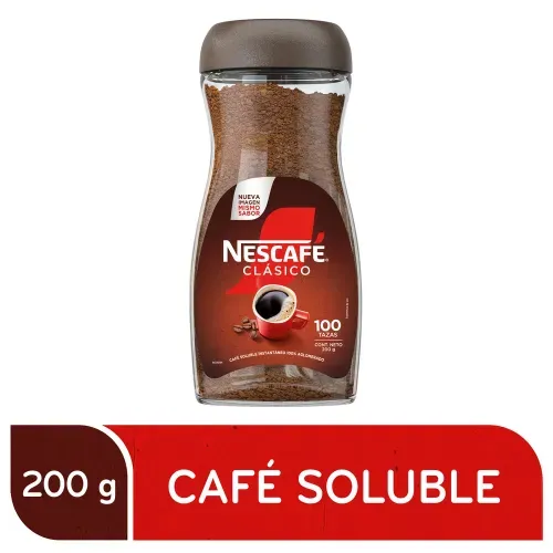 Café Nescafé Clásico Instantáneo Frasco - 200 g