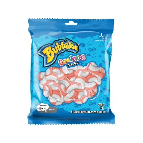 Gomitas Bubbaloo gomilocas dientes - 90 g