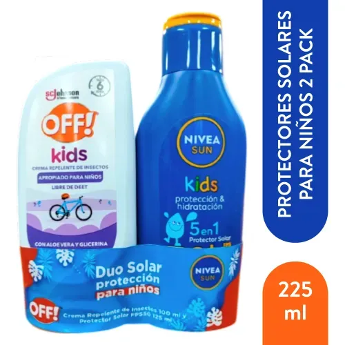 Pack Off Kids Nivea Sun 50 225ml