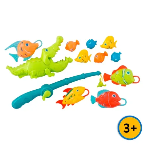 Juego Play Day de pesca Play incluye caña y peces