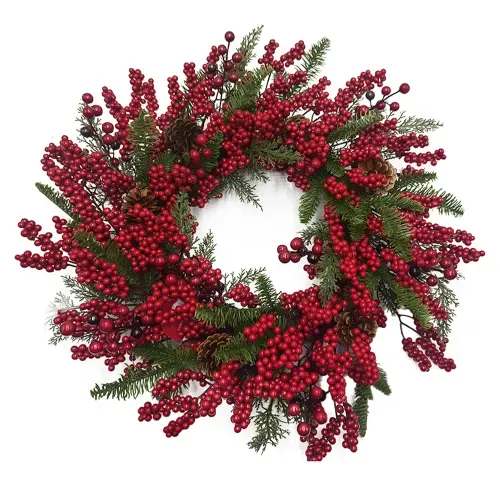 Corona Holiday Time Berries - 24 pulgadas