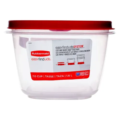 Hermetico Rubbermaid Efl Cuadrado 1.6Lt