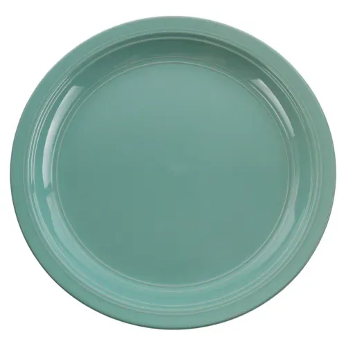 Plato Plano Verde 10 5 Plg