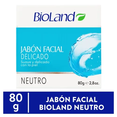 Jabon Facial Bioland Neutro 80g