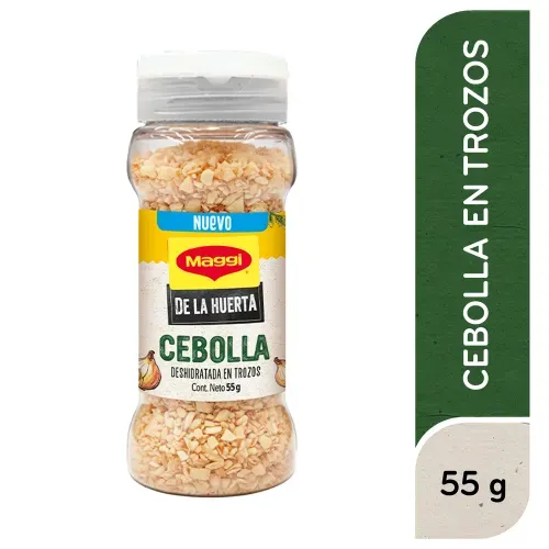 Sazonador Maggi De La Huerta Cebolla Deshidratada en Trozos Frasco - 55 g