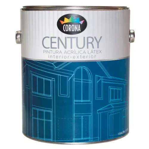 Pintura Látex Century Acrílica Color Blanco Antiguo - 1 Galón