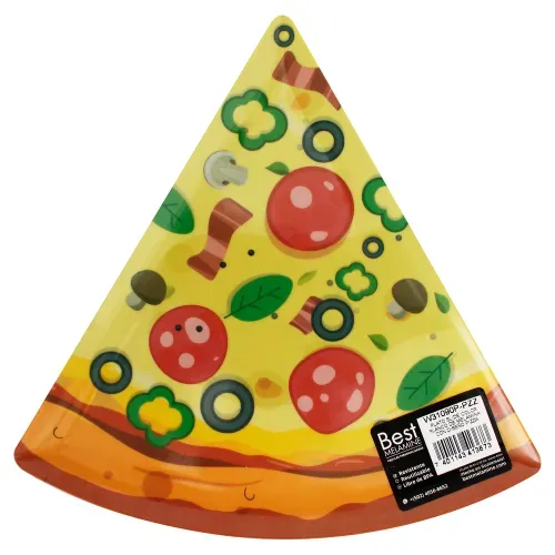 Plato en Forma De Pizza Best Melamine