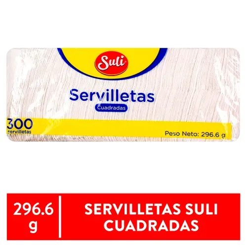 Servilleta Suli Cuadrada - 300 Unidades