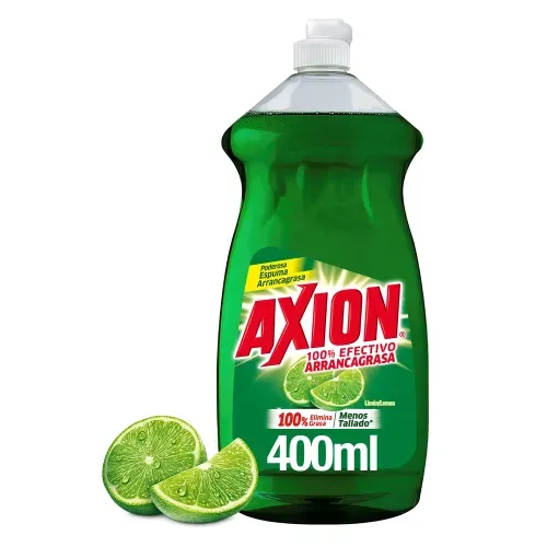 Lavaplatos Axion Limón Líquido - 400 ml