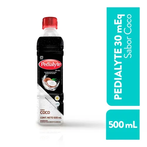 Suero de Rehidratación Oral, Pedialyte®30 mEq Coco  - 500 mL