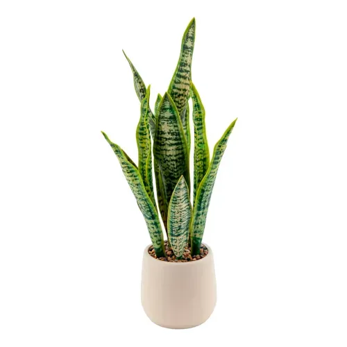 Planta Mainstays artificial maceta blanca 49 cm