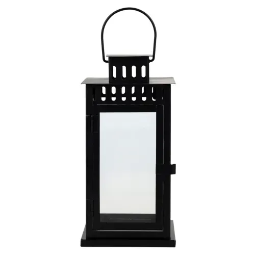 Ms Candelabro Metalico Negro 28cm