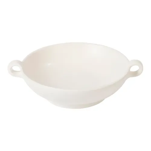 Ht Tazon Decorativo Ceramica Beige 24cm
