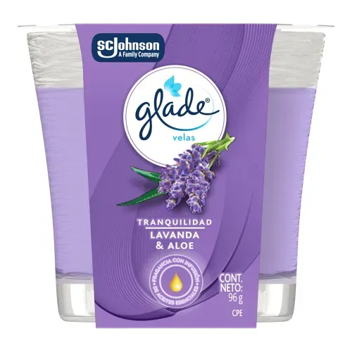 Glade Vela Lavanda Aloe 96 Gr