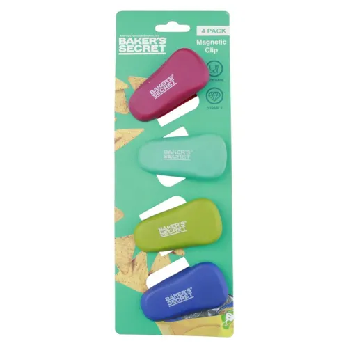 Set 4 Clips Para Bolsa Bakers Secrets