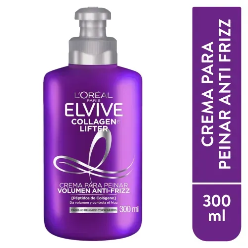 Crema Para Peinar Elvive Colageno 300ml