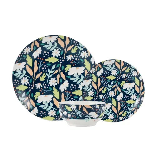 Vajilla de Porcelana Mainstays 12 Pzas