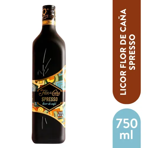 Crema de café Ron Flor De Caña Spresso - 750 ml