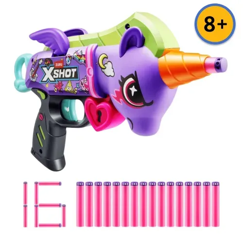 Lanzador Xshot Unicornio 16 Dardos