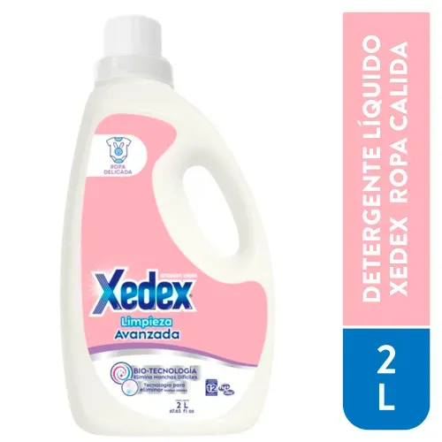 Deterg Liq Xedex Ropa Delicada Bt 2000ml