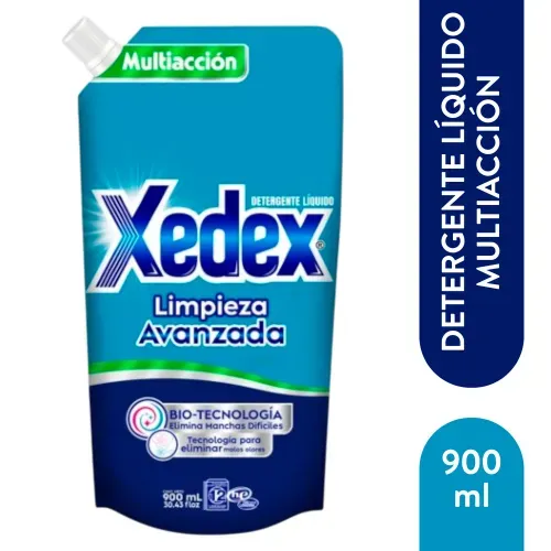 Detergent Liquido Xedex Multiacción - 900 ml