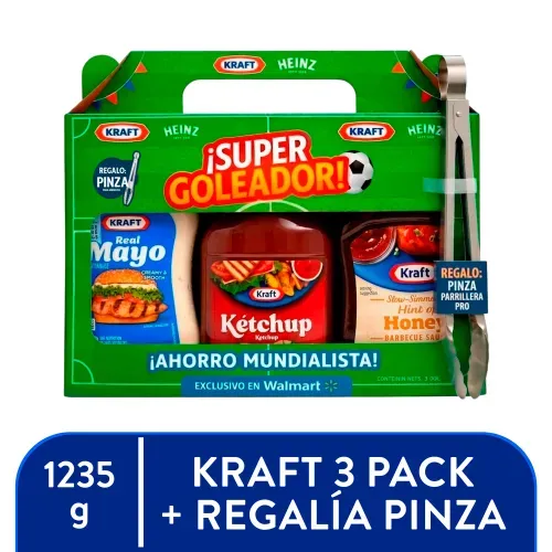 Tripack Mundial Kraft Heinz 1247g