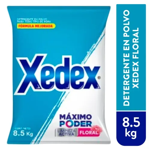 Detergent Polvo Xedex Maxpod Orig 8500g